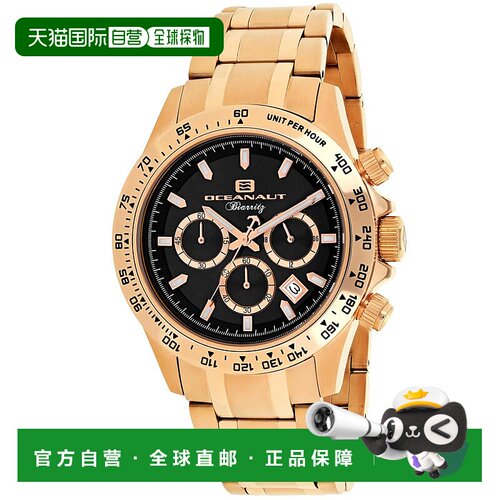 自营Oceanaut男士黑色表盘手表-黑色 美国奥莱直发