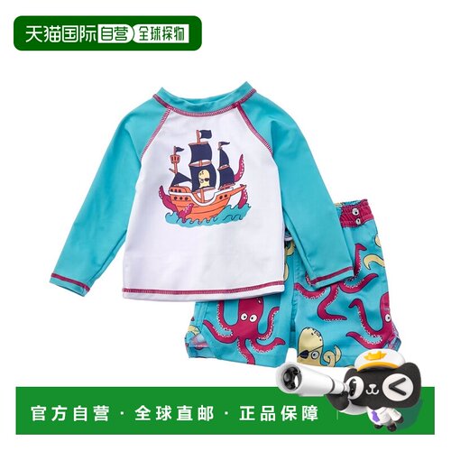自营Sovereign Code 2pc Rashguard Top & Disruptor Swim Trunk