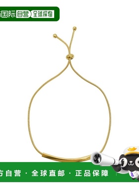 自营 Adornia Bar Bolo 手链 黄金 黄色 美国奥莱直发配饰