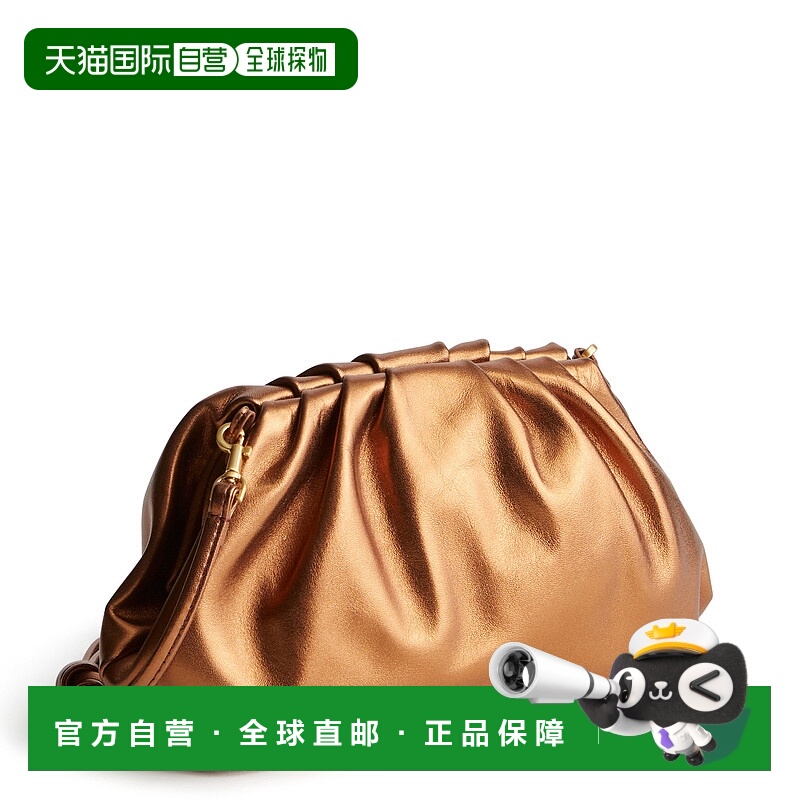 自营vera bradleyOutlet Leather Taber Dumpling Bag - bronze m