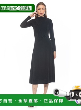 alexia admorMarla 连衣裙 - 黑色 【美国奥莱】直发长袖长裙