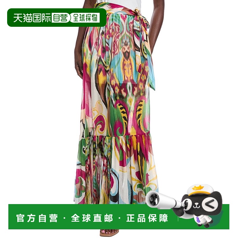 自营Etro Silk-Blend Maxi Dress - blue 美国奥莱直发