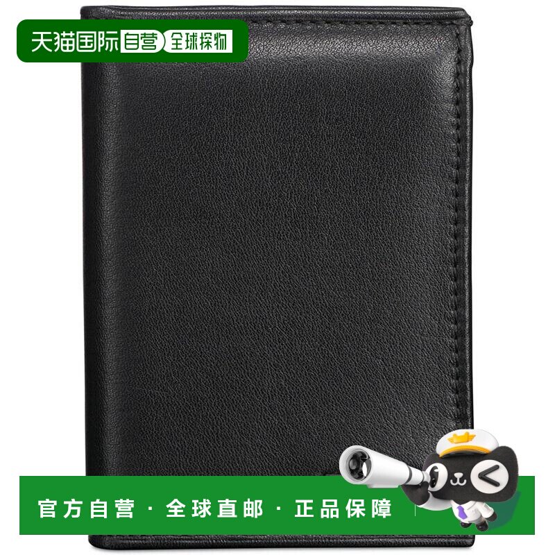 1h可退 【美国直邮】Tumi途明男士钱包箱包皮具黑色带浮雕真皮大