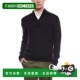 Merino 自营Bruno Zip Plaited Mock Wool Magli Neck Sweate