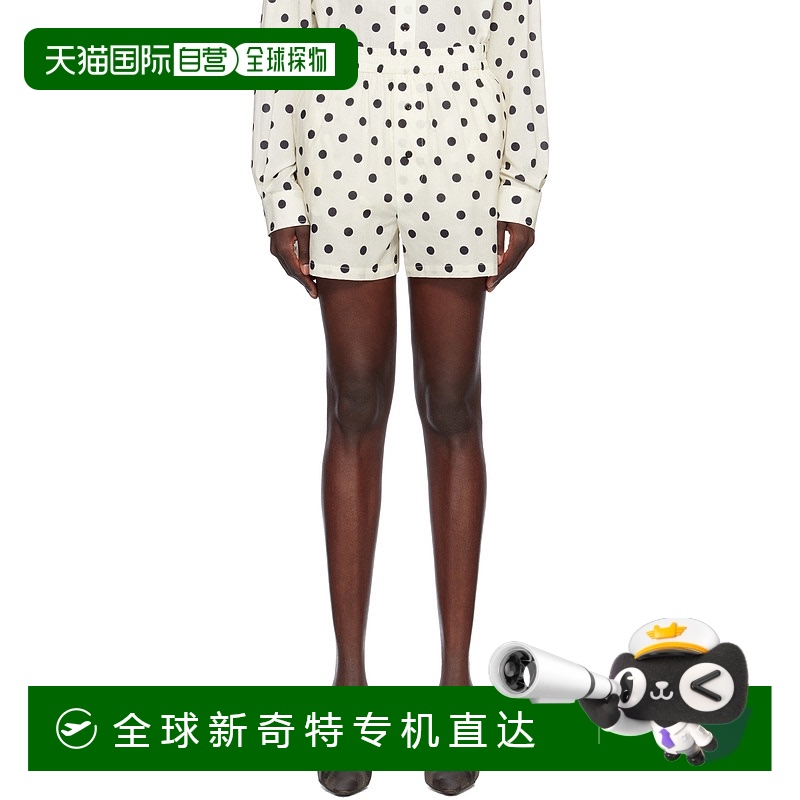 1h可退 香港直邮潮奢 Moschino 莫斯奇诺 女士 灰白色 Allover Po