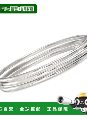 自营 Ross-Simons 意大利纯银首饰套装：3 条抛光手镯手链 - 7.5