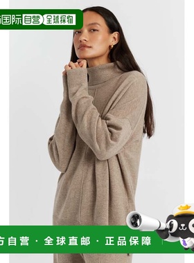 自营chinti & parkerWarm-Oatmeal Wool-Cashmere Relaxed Rollne