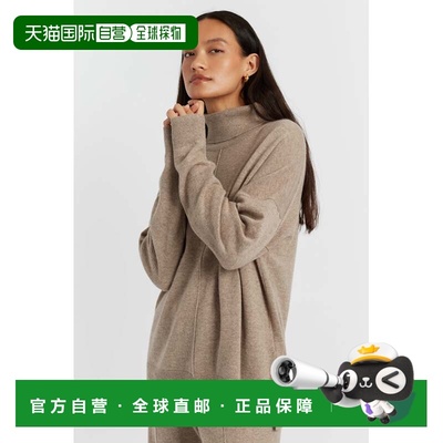 自营chinti & parkerWarm-Oatmeal Wool-Cashmere Relaxed Rollne