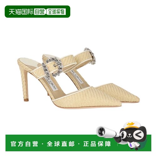 自营Jimmy Choo Dyana 85拉菲亚骡子-多功能 女鞋美国直发奥莱