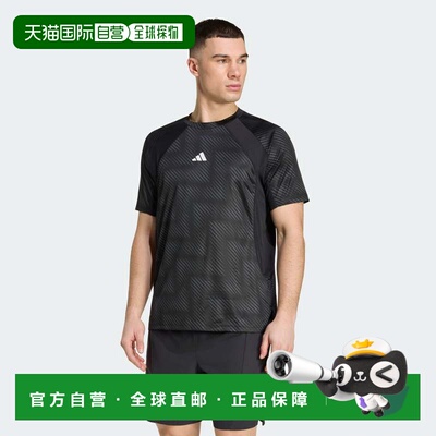 自营男士adidas Tech服装t恤FIFA世界杯26-黑色/黑色 美国奥莱直