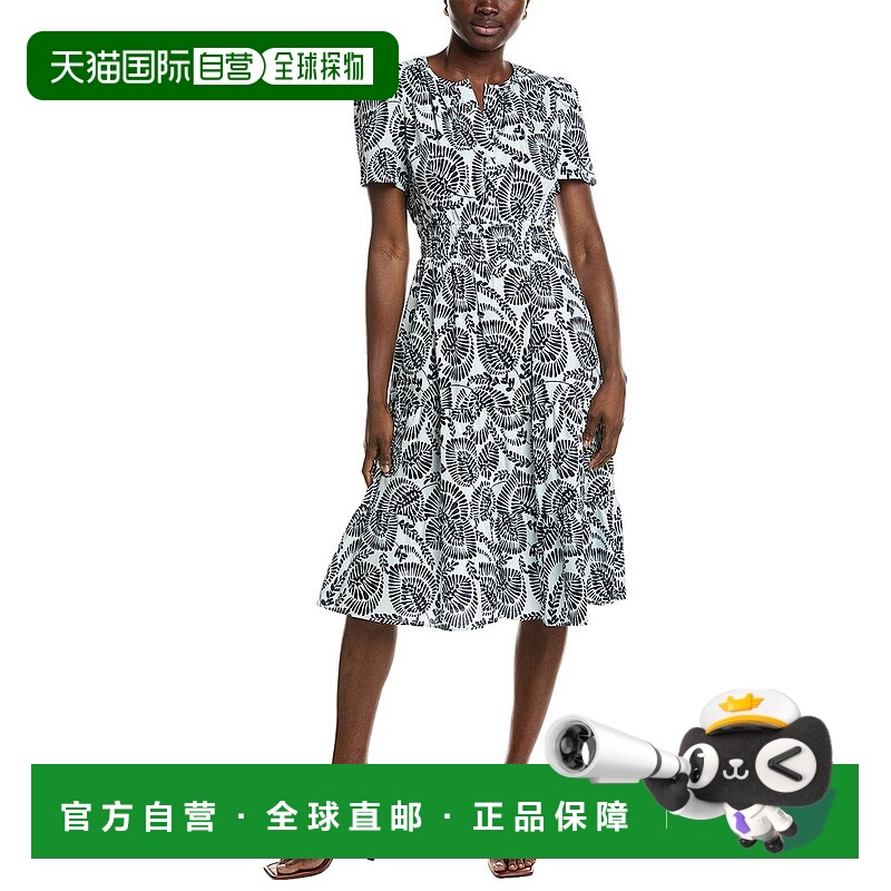 自营Nanette Nanette Lepore烟熏迷笛连衣裙-蓝色 美国奥莱直发