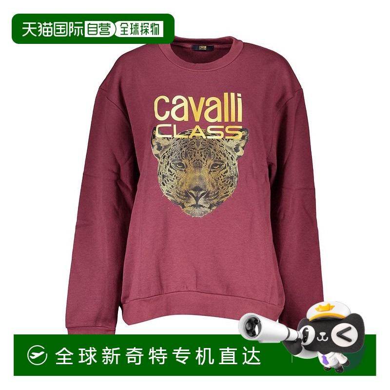 自营 cavalli classCavalli级棉女式毛衣-紫色 【美国奥莱】直发