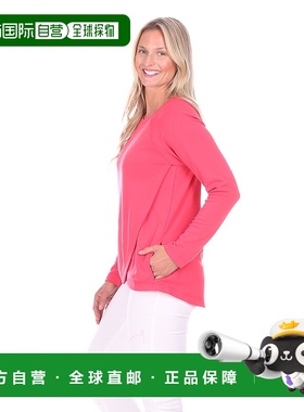 自营 duffield lane麦肯纳圆领天堂粉红色 美国奥莱直发上衣