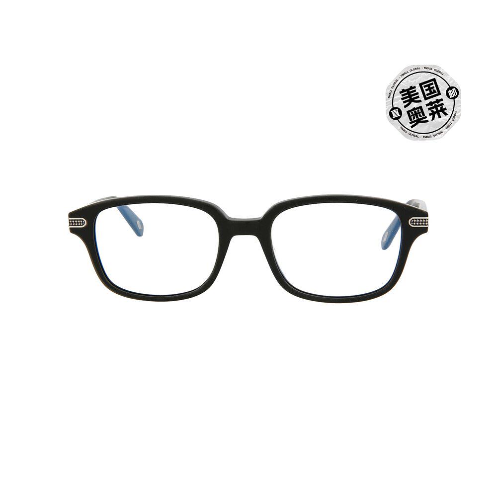 brioni方形框醋酸纤维光学镜架 - 黑色 黑色 透明 【美国奥莱】直