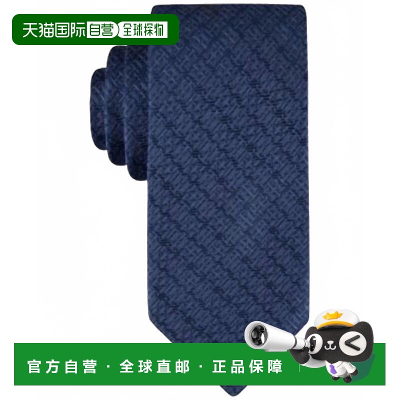 自营tommy hilfigerMen's Monogram Tie In Navy - navy 美国奥莱