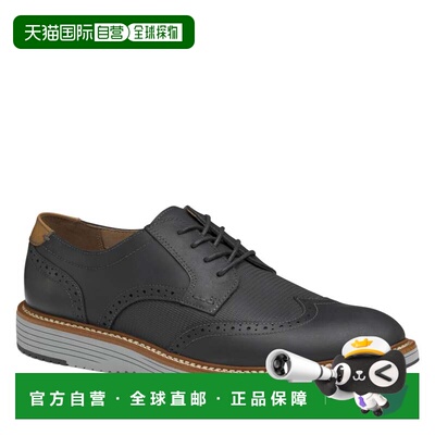 自营Johnston & Murphy Men's Hodges Wingtip  Shoe - black oil