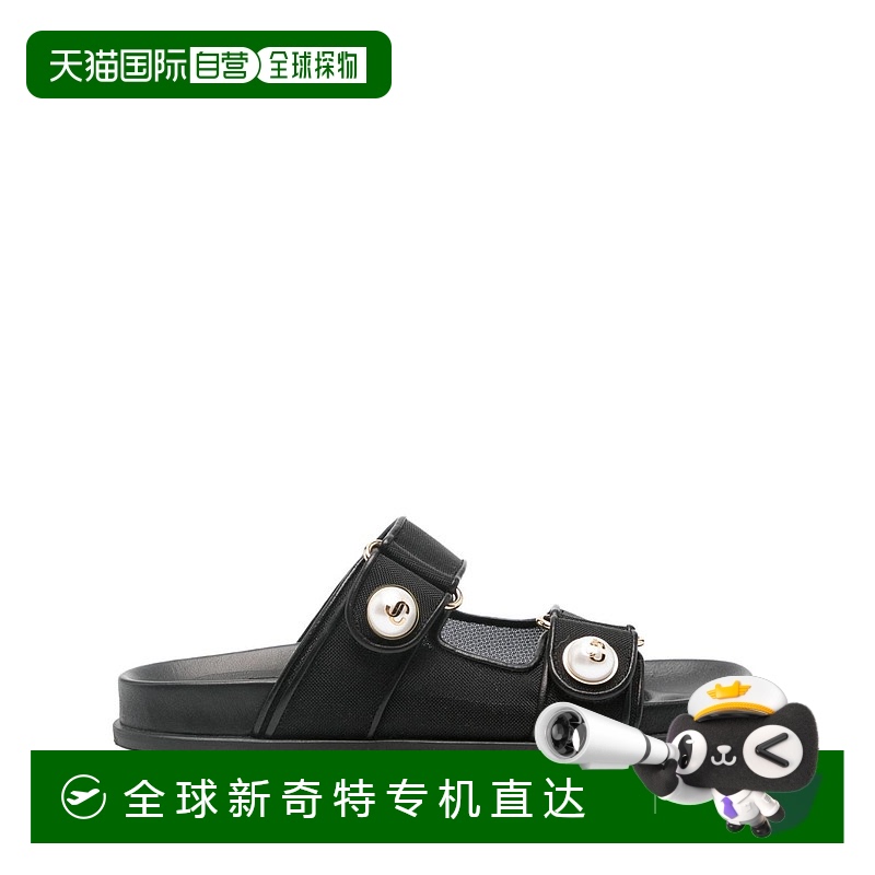 自营 Jimmy Choo女式凉鞋-黑色 【美国奥莱】直发