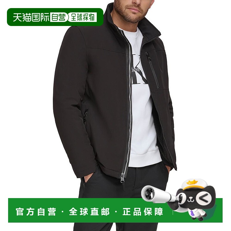 美国直邮Calvin Klein 男士夹克外套凯文克莱经典软壳