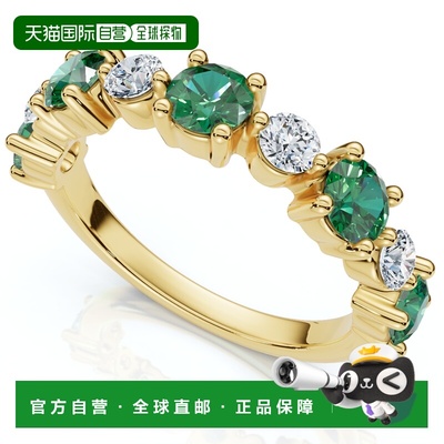 自营pompeii31Ct Sylvia Emerald & Diamond Anniversary Ring Go
