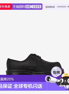 美国直邮DR. MARTENS马丁1461 Bex系列男女同款皮革Bump Toe黑色