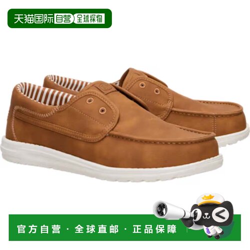 自营Hey Dude Wally Cru Classic 45867-2OL Mens Brown Moc ToeL