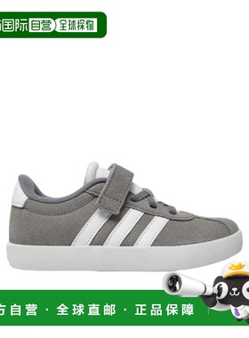自营Adidas VL Court 3.0 EL灰色三/云白色/灰色两个ID9149学前灰