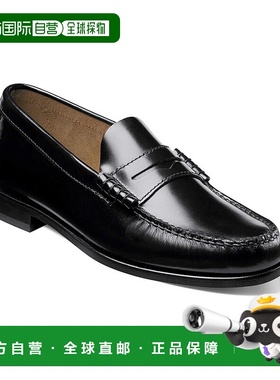 自营Florsheim Berkley 17058-01 Penny Loafers Black Moc Toe S