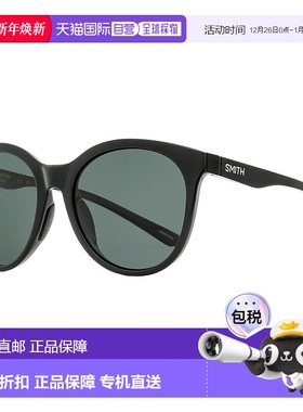 自营 Smith 女士偏光太阳镜 Bayside 807M9 黑色 54 毫米 - 807m9