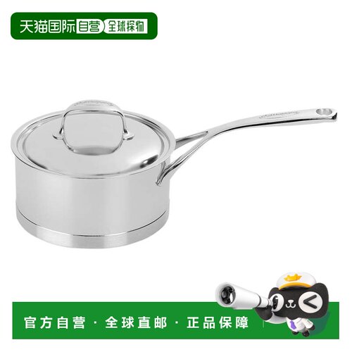 自营DEMEYERE Atlantis 不锈钢平底锅 - 不锈钢 - 3.2 夸脱 美国