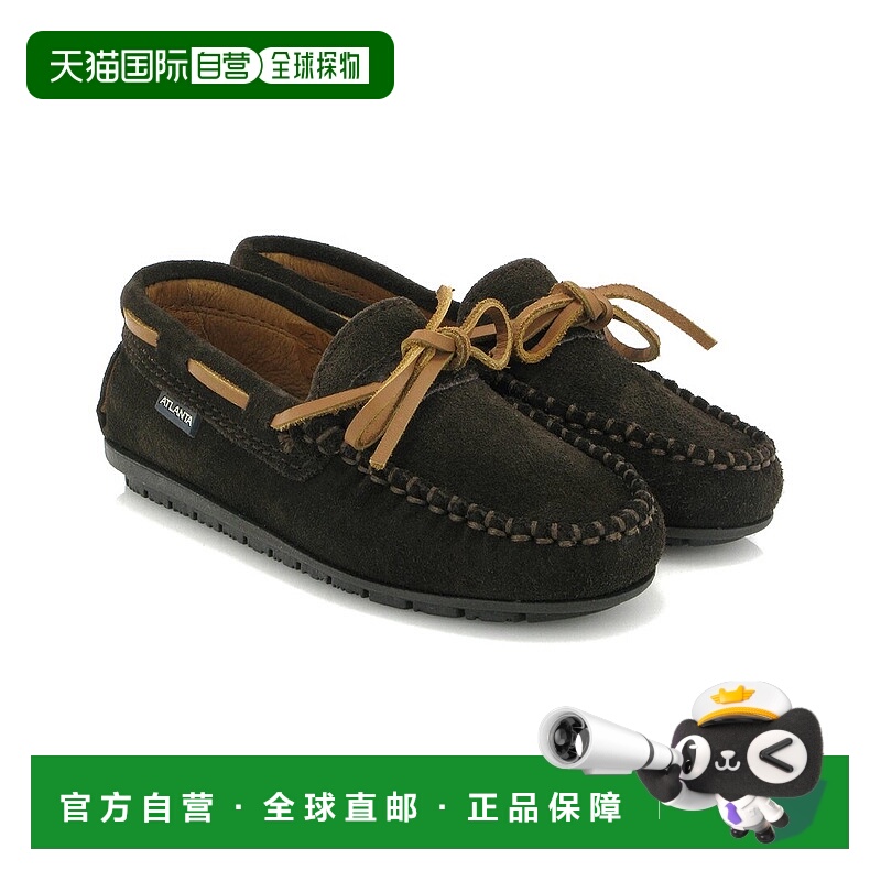 自营atlanta mocassin亚特兰大Moccasin绒面Moccasin-棕色 美国奥