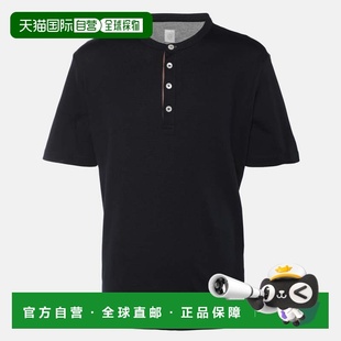 自营Eleventy Navy Blue Jersey Henley T-Shirt - navy 美国奥莱