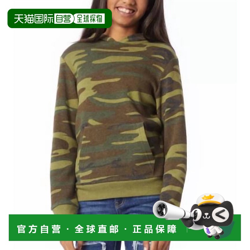 自营alternative绿色迷彩青年套头衫-绿色迷彩 美国奥莱直发