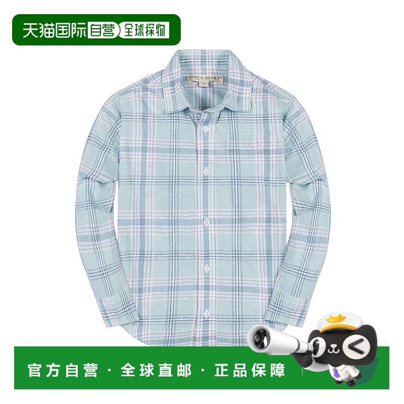 自营Hope & Henry Shirt - blue 美国奥莱直发