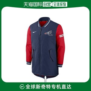 美国直邮Nike 男士教练夹克外套男款立领拉链棒球服