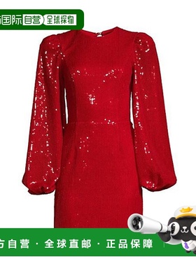 1h可退 【美国直邮】toccin 女士 连衣裙长袖露背紧身包臀裙