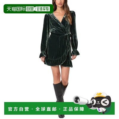 自营PAIGE Ysabel Dress - Green 连衣裙包臀裙美国直发奥莱