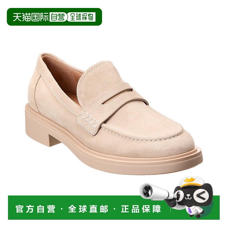 自营Gianvito Rossi Harris Suede Loafer - beige 美国奥莱直发