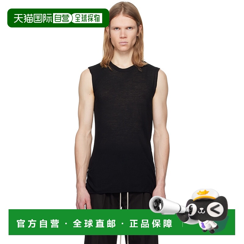香港直邮潮奢 rick owens 瑞克 欧文斯 男士 黑色 Hollywood Basi
