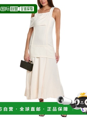 自营3.1 Phillip Lim Cold-Shoulder Maxi Dress - beige 美国奥