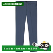 美国奥莱直发休闲裤 自营bossSlim light blue fit pants