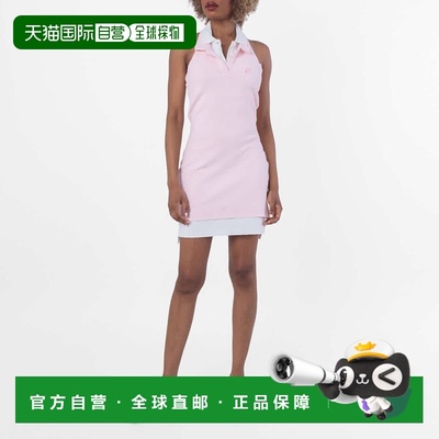 自营Alexander Wang Layered Polo Mini Dress - barely pink/whi