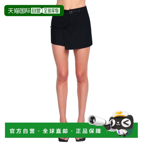 自营OW Merle Skirt - black 美国奥莱直发半身裙a字裙