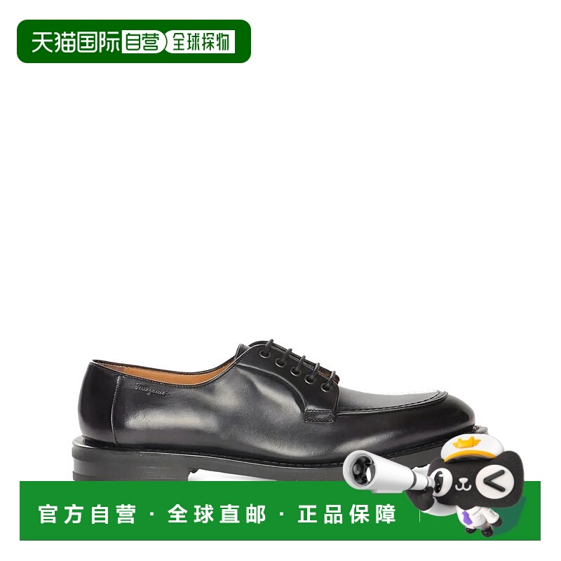 自营salvatore ferragamoFerragamo Lace-Up Derby Shoes - black