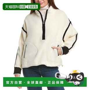 Mock Morgan Fleece Pullover 美国奥莱直 自营RD white STYLE