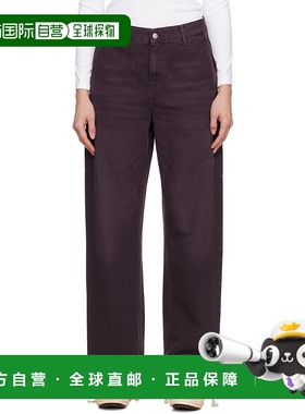 1h可退 香港直邮潮奢 CARHARTT WIP 女士 酒红色 Pierce 长裤 I03