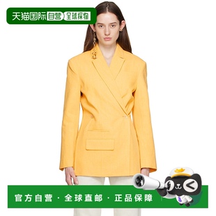 女士 黄色 西装 香港直邮潮奢 Tibau Jacquemus Veste 1h可退
