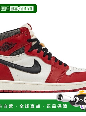 自营 Jordan 1 Retro High OG芝加哥失物招领处-红色 美国奥莱直