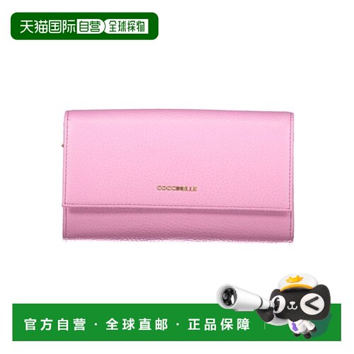 自营Coccinelle Leather Woman Women's Wallet - purple 美国奥
