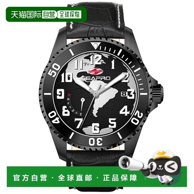 自营Seapro Men's Voyager Black Dial Watch - black 美国奥莱直