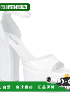 自营 Paris Texas Tatiana 皮革凉鞋 - 白色 美国奥莱直发